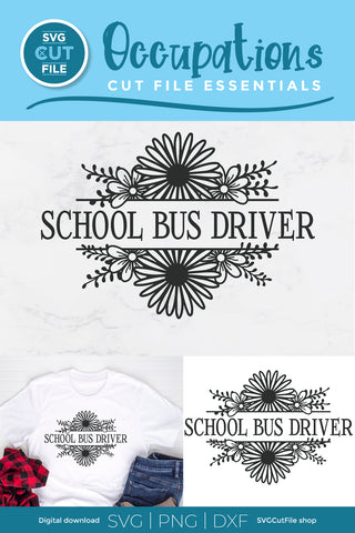 School Bus Driver svg for crafters SVG SVG Cut File 
