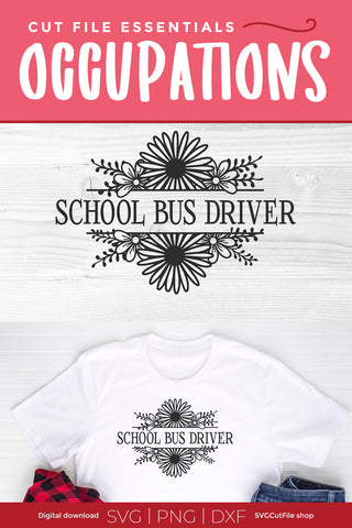 School Bus Driver svg for crafters SVG SVG Cut File 