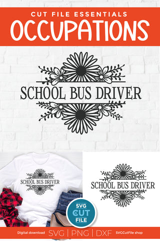 School Bus Driver svg for crafters SVG SVG Cut File 