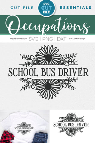 School Bus Driver svg for crafters SVG SVG Cut File 