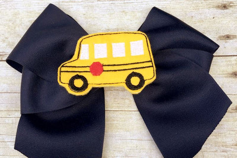 School Bus Feltie ITH in the Hoop Applique Embroidery Embroidery/Applique DESIGNS Designed by Geeks 