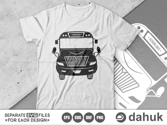 School Bus svg, Bus driver svg, back to school, Cut file, for silhouette, svg, eps, dxf, png, clipart, cricut design space, vinyl cut files SVG dahukdesign 