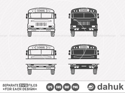 School Bus svg, Cute School Bus svg, Driver svg, School bus decal, svg, svg, png, dxf & eps designs SVG dahukdesign 