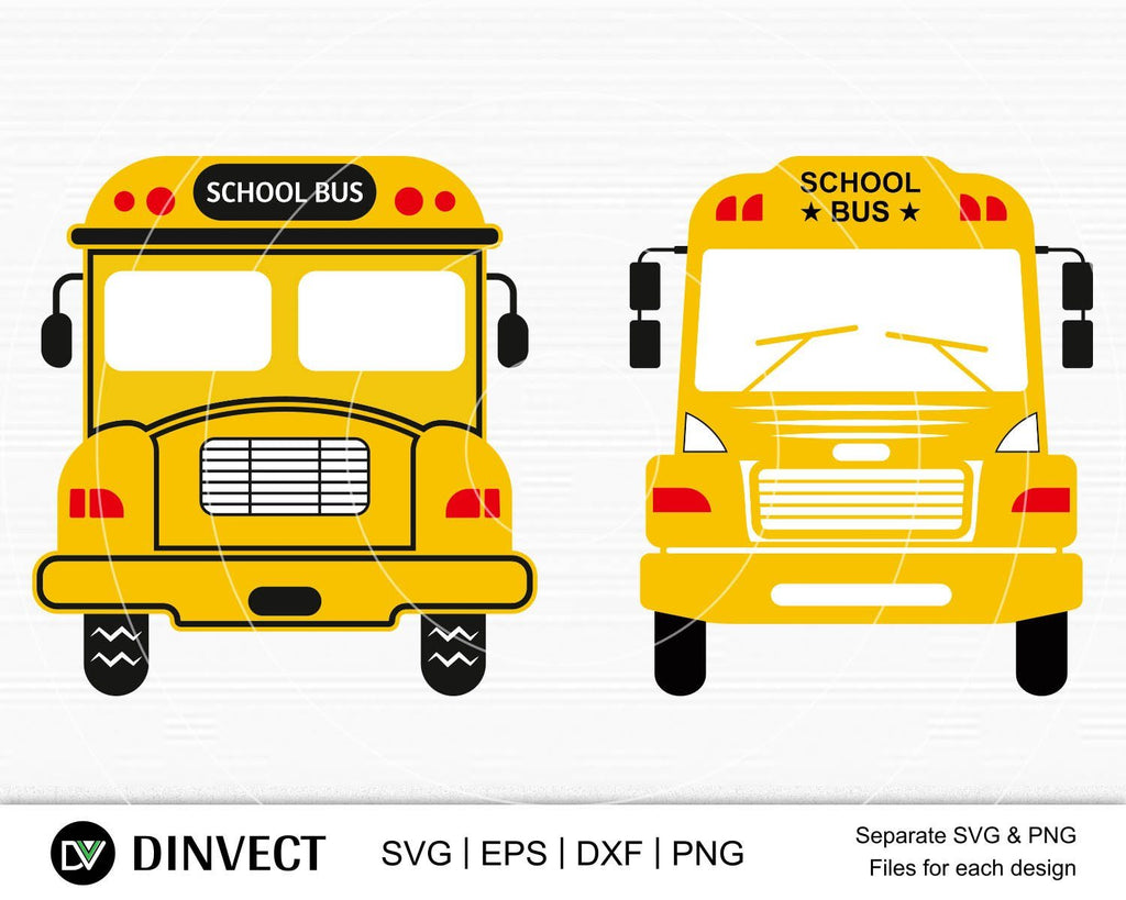 School Bus SVG, School Bus Bundle, School Bus silhouette, School Bus ...