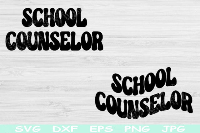 School Counselor Svg Dxf Png Cut File, School Psychologist Svg, Teacher Svg Files For Cricut, Counselor Shirt Svg Silhouette Digital Designs SVG TiffsCraftyCreations 