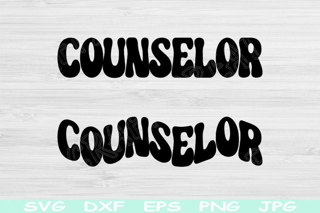 School Counselor Svg Dxf Png Eps Cut Files, Counselor Gift Svg, School Psychologist Svg Files For Cricut Silhouette Digital Download Designs SVG TiffsCraftyCreations 