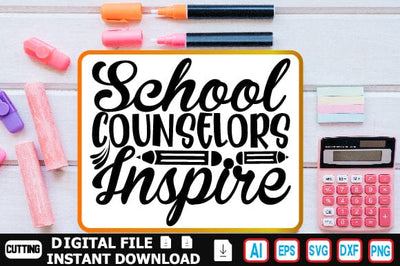School Counselors Inspire SVG Craftlabsvg24 
