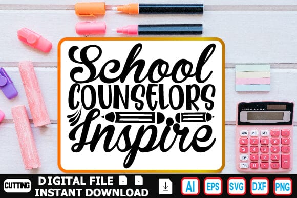 School Counselors Inspire SVG Craftlabsvg24 