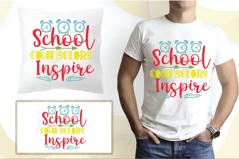 School Counselors Inspire SVG SVG Creativeart88 