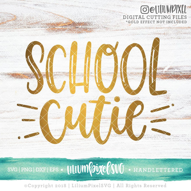 School Cutie SVG Lilium Pixel SVG 