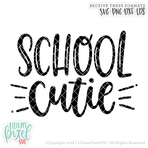 School Cutie SVG Lilium Pixel SVG 