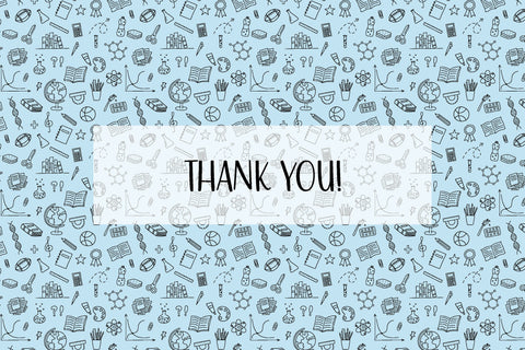 School Digital Paper | Doodle JPG Patterns Digital Pattern AnnaViolet_store 