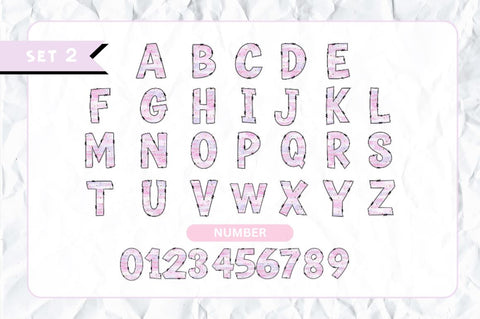 School Doodle Alphabet Bundle with Hand Drawn Clipart Font Regulrcrative 