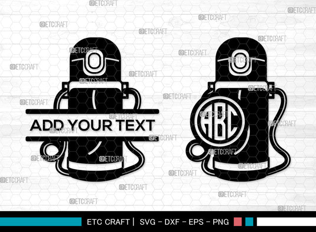 School Drink Bottle Mnogram SVG, Split Mnogram SVG, Sports Bottle Svg, Drinking Bottle Svg, Water Bottle Svg, Drink Bottle SVG ETC Craft 