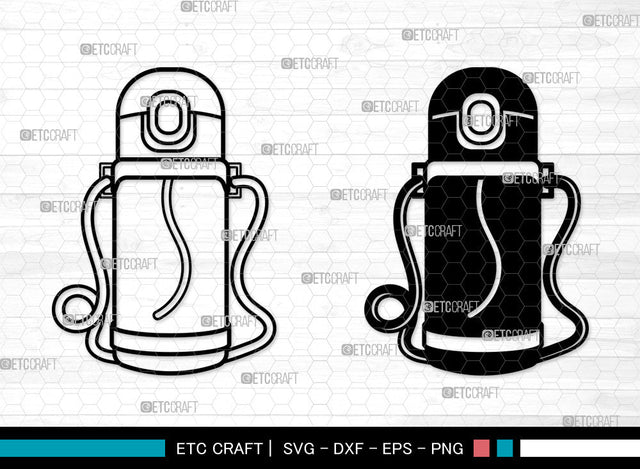 School Drink Bottle SVG, School Drink Bottle SVG, Sports Bottle Svg, Drinking Bottle Svg, Water Bottle Svg, Drink Bottle SVG ETC Craft 