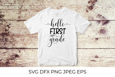 School Grade SVG Bundle. Grades Pre-k, Kindergarten, 1st to 8th. Hello Grade SVG LaBelezoka 