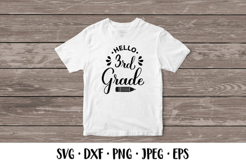 School Grade SVG Bundle. Hello Grade 1st to 8th, Preschool SVG LaBelezoka 