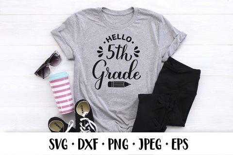 School Grade SVG Bundle. Hello Grade 1st to 8th, Preschool SVG LaBelezoka 