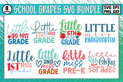 School Grades SVG Bundle SVG Ariyan 