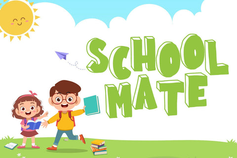 School Mania - Block Crafty Font Font Dm Letter Studio 