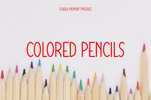 School Memory - Playful Sans Serif Font Font Masyafi Studio 