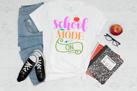 School Mode On I Back to School Sublimation I First Day Sublimation Happy Printables Club 