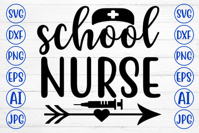 SCHOOL NURSE SVG Cut File SVG Syaman 