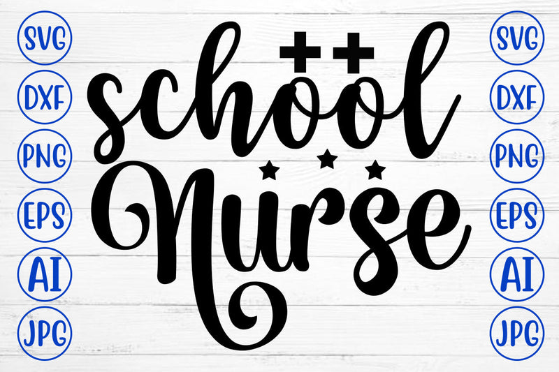School Nurse SVG Cut File SVG Syaman 