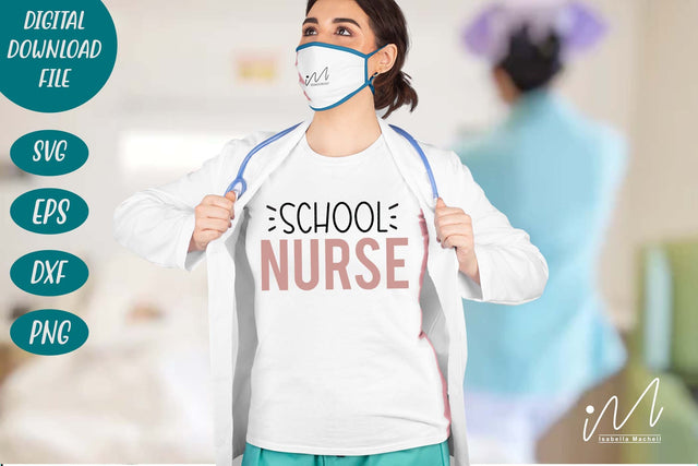 School nurse svg,Nurse Svg,Doctor Svg,Nursing Svg,Medical Svg,Stethoscope Svg SVG Isabella Machell 