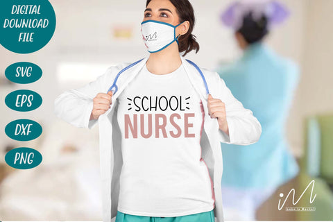 School nurse svg,Nurse Svg,Doctor Svg,Nursing Svg,Medical Svg,Stethoscope Svg SVG Isabella Machell 
