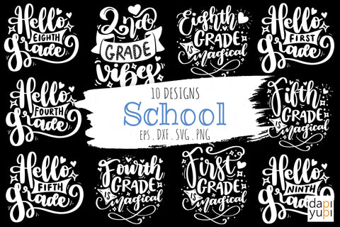 School Quotes Bundle, Student Quotes SVG SVG dapiyupi store 