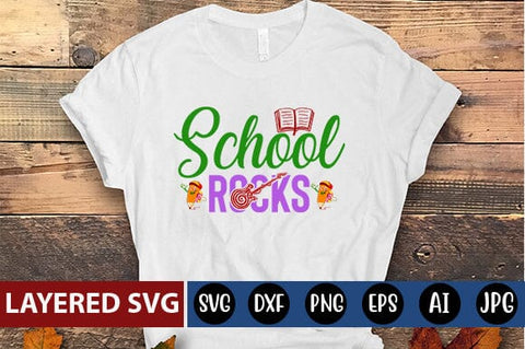 School Rocks Svg Cut File SVG Blessedprint 