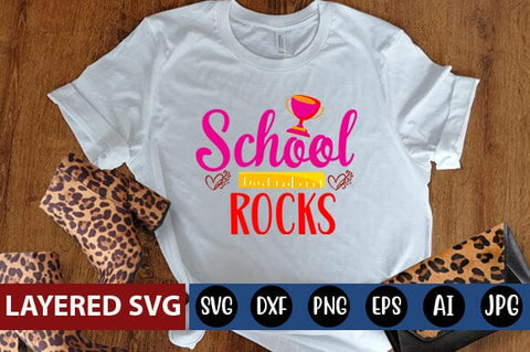 School Rocks Svg cut file SVG Blessedprint 
