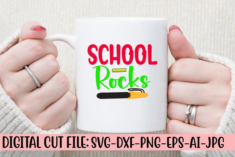 School Rocks SVG Cut File SVG Syaman 