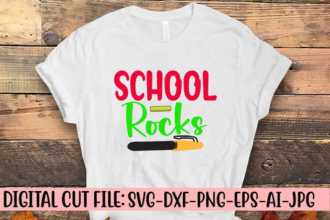 School Rocks SVG Cut File SVG Syaman 