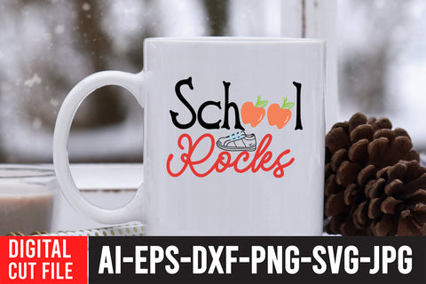 School Rocks SVG Design SVG BlackCatsMedia 