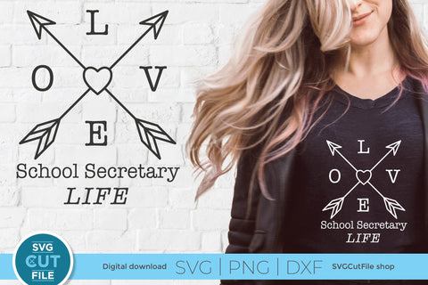 School secretary svg - Love life svg SVG SVG Cut File 