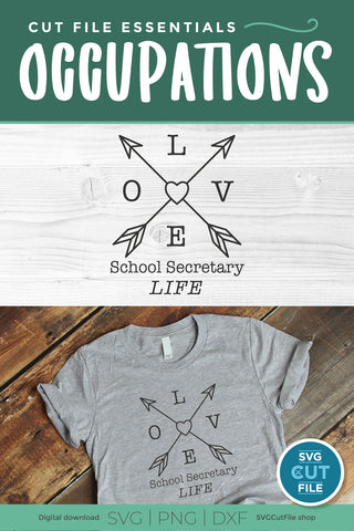 School secretary svg - Love life svg SVG SVG Cut File 