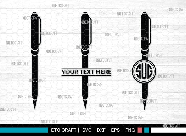 School Supplies monogram, School Supplies Silhouette, School Bag Svg, Compass Ruler Svg, Pencils Svg, School Supplies SVG Cut Files, SB00086 SVG ETC Craft 