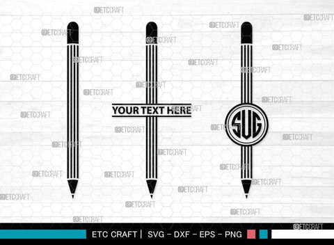 School Supplies monogram, School Supplies Silhouette, School Bag Svg, Compass Ruler Svg, Pencils Svg, School Supplies SVG Cut Files, SB00086 SVG ETC Craft 