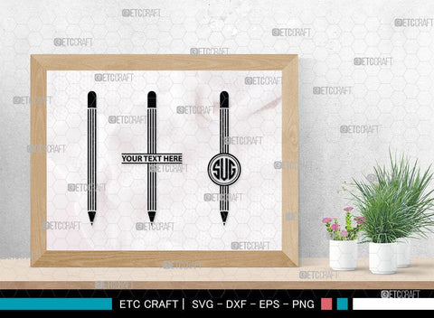 School Supplies monogram, School Supplies Silhouette, School Bag Svg, Compass Ruler Svg, Pencils Svg, School Supplies SVG Cut Files, SB00086 SVG ETC Craft 