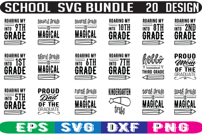 School SVG bundle 20 design SVG Nurstore 