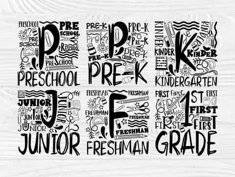 School SVG Bundle, Kindergarten, Preschool, Pre k SVG TonisArtStudio 