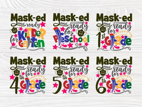 School SVG Bundle, Kindergarten, Quarantine Svg SVG TonisArtStudio 