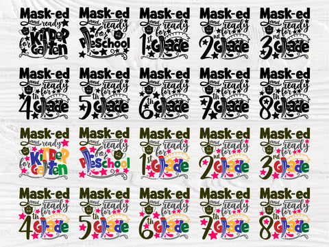 School SVG Bundle, Kindergarten, Quarantine Svg SVG TonisArtStudio 