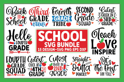 School SVG Bundle SVG Ariyan 