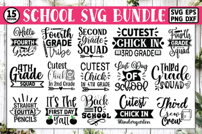 School SVG Bundle SVG Ariyan 