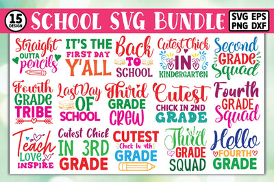 School SVG Bundle SVG Ariyan 