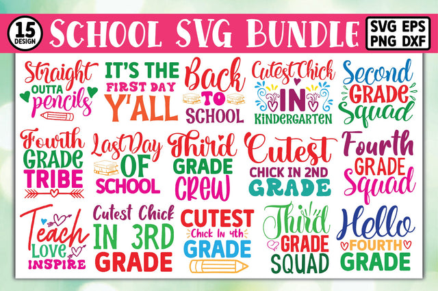School SVG Bundle SVG Ariyan 