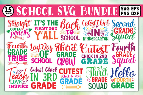 School SVG Bundle SVG Ariyan 